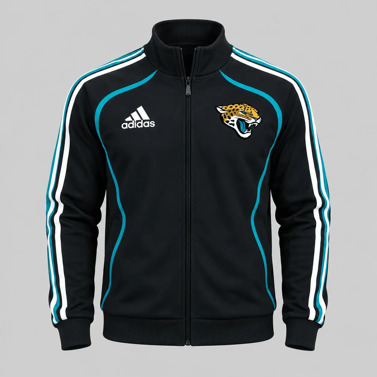 Jacksonville Jaguars | NFL Piped Track Jacket Jogger Set - Image 2