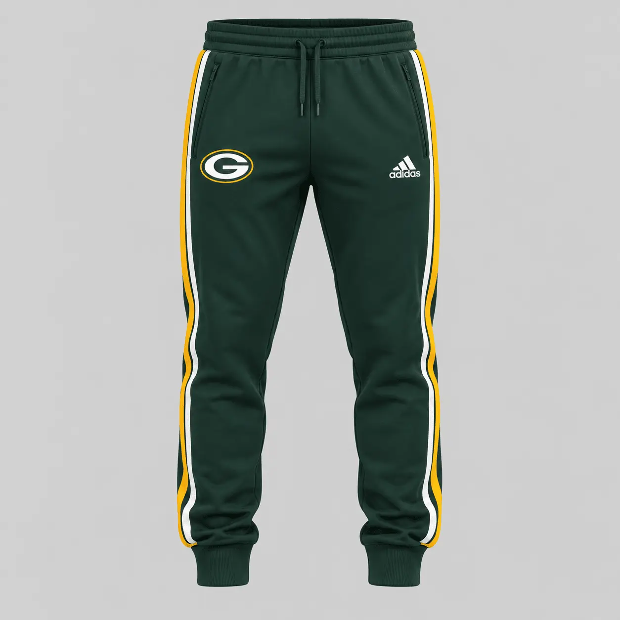 Green Bay Packers | NFL Piped Track Jacket Jogger Set - Image 3