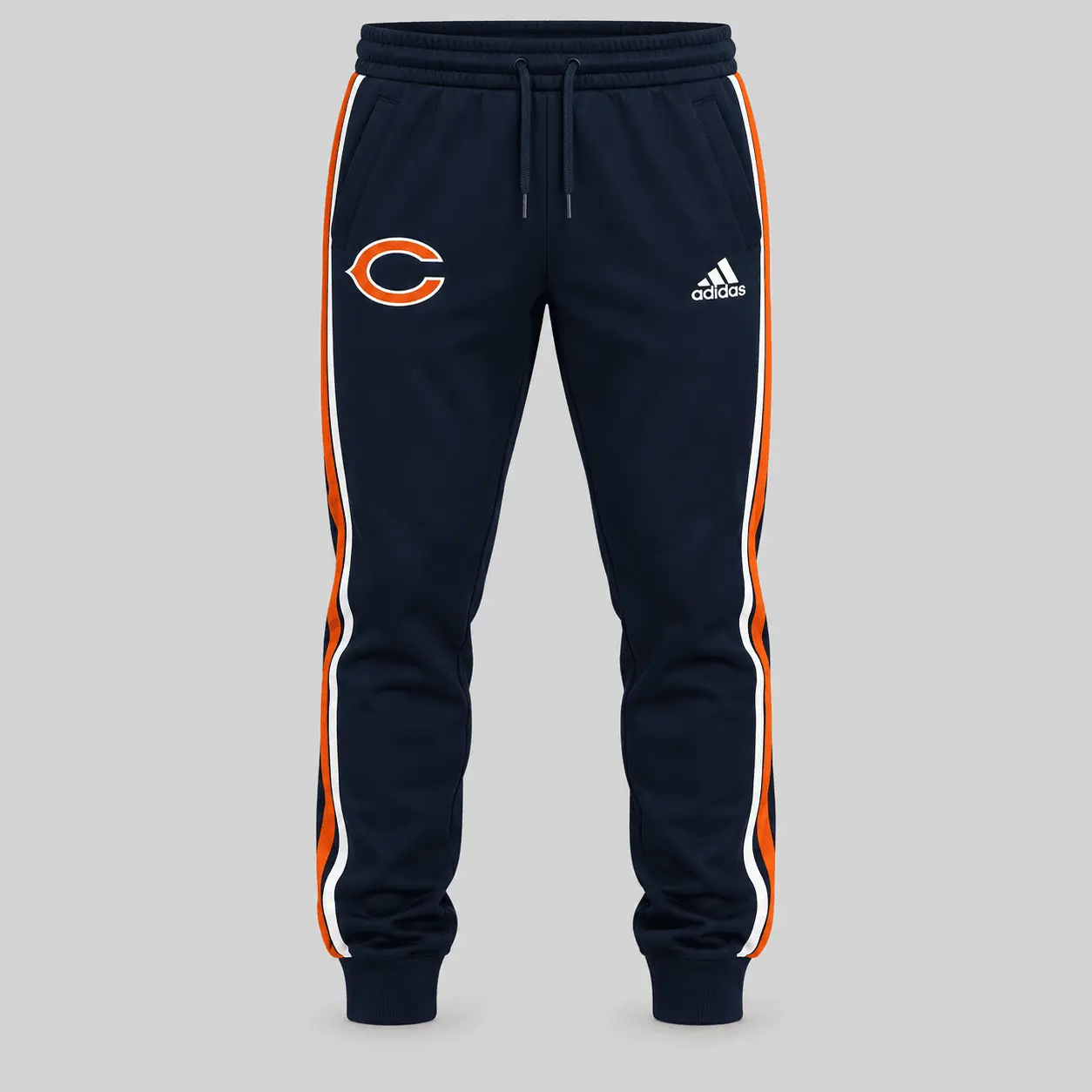 Chicago Bears | NFL Piped Track Jacket Jogger Set - Image 3