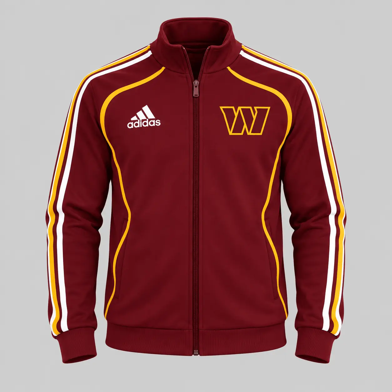 Washington Commanders | NFL Piped Track Jacket Jogger Set - Image 2