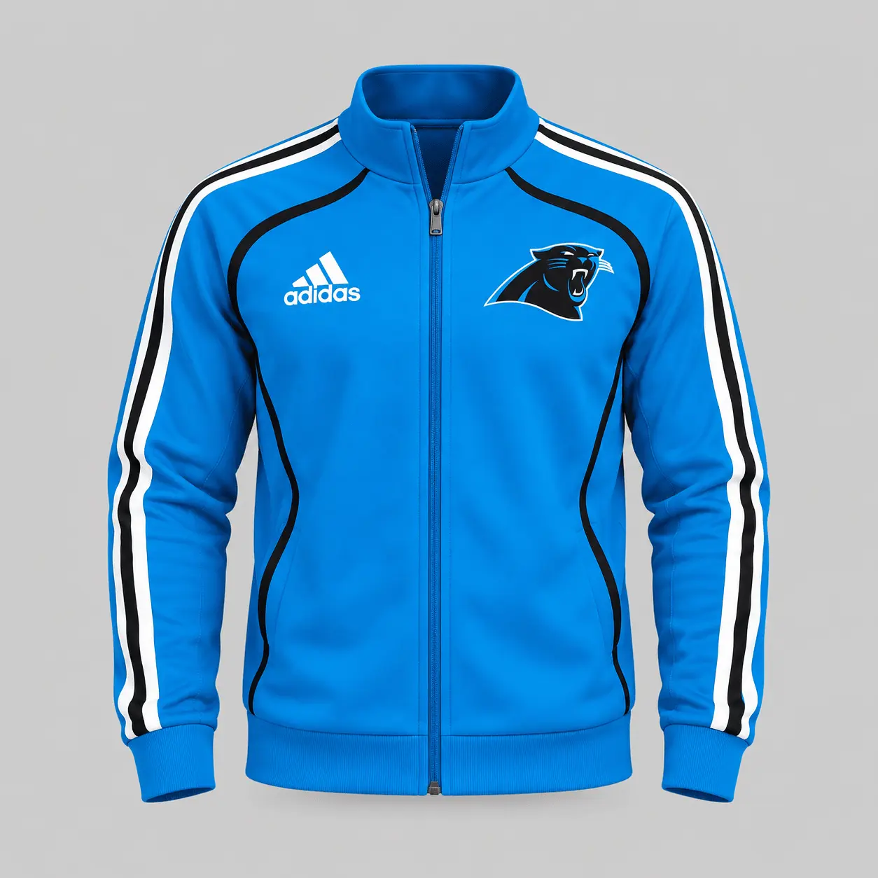 Carolina Panthers | NFL Piped Track Jacket Jogger Set - Image 2