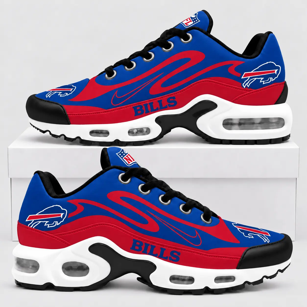 Buffalo Bills | Premium NFL Sport Stripe Air Max Shoes TD