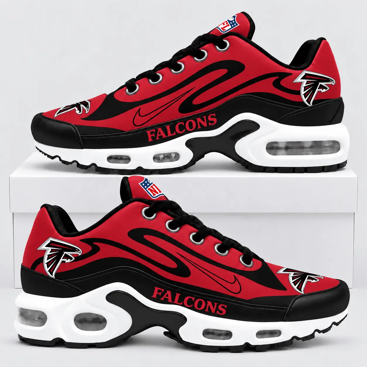 Atlanta Falcons | Premium NFL Sport Stripe Air Max Shoes TD