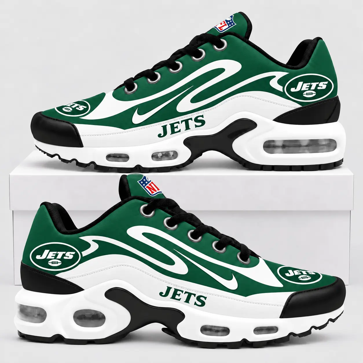 New York Jets | Premium NFL Sport Stripe Air Max Shoes TD