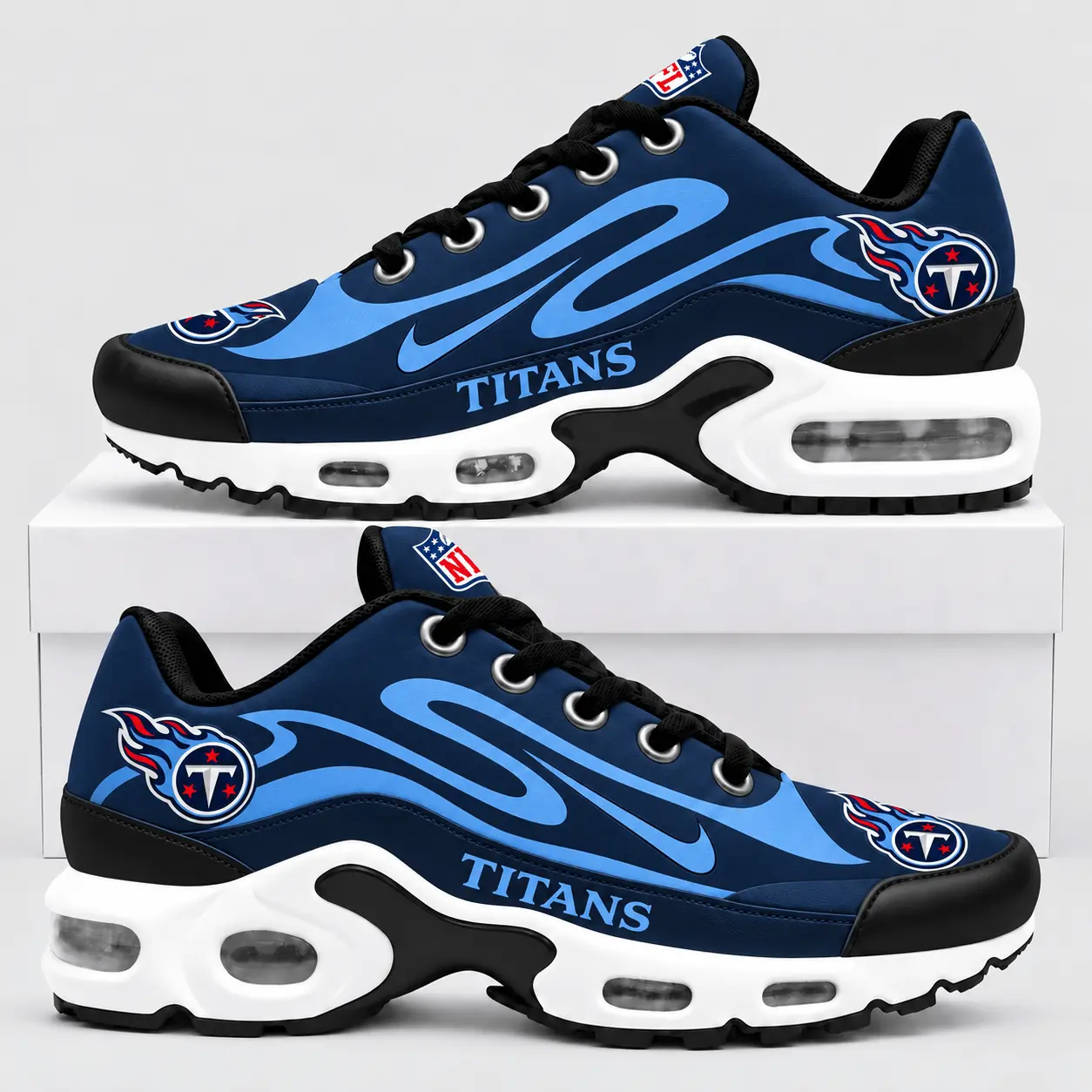 Tennessee Titans | Premium NFL Sport Stripe Air Max Shoes TD