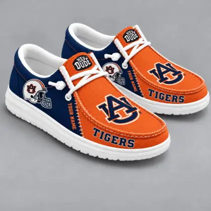 Auburn Tigers | Premium NCAA Game Day Lace Up Loafer Shoes TD