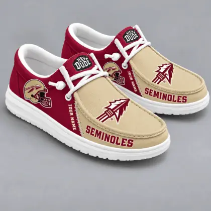 Florida State Seminoles | Premium NCAA Game Day Lace Up Loafer Shoes TD