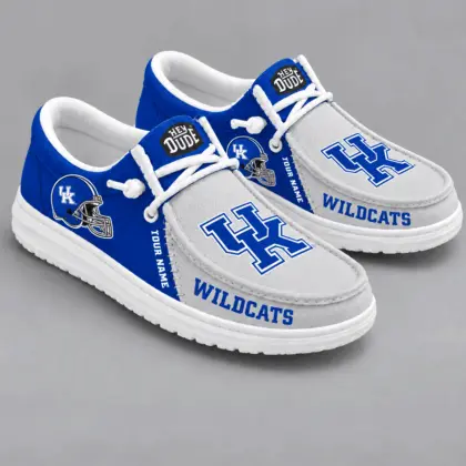 Kentucky Wildcats | Premium NCAA Game Day Lace Up Loafer Shoes TD
