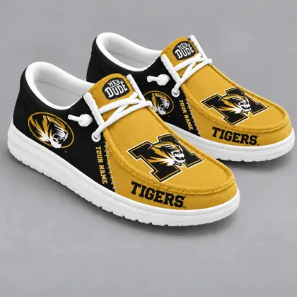 Missouri Tigers | Premium NCAA Game Day Lace Up Loafer Shoes TD