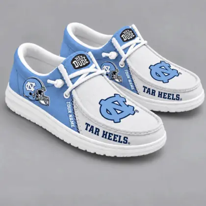 North Carolina Tar Heels | Premium NCAA Game Day Lace Up Loafer Shoes TD