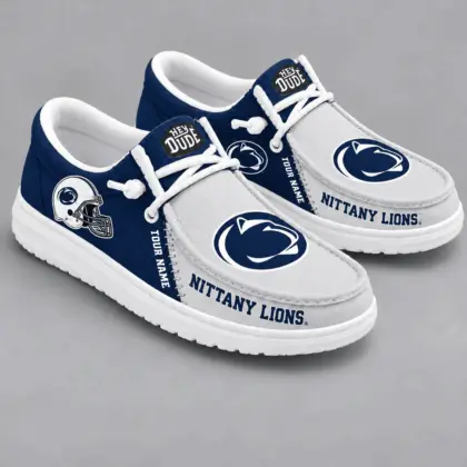 Penn State Nittany Lions | Premium NCAA Game Day Lace Up Loafer Shoes TD