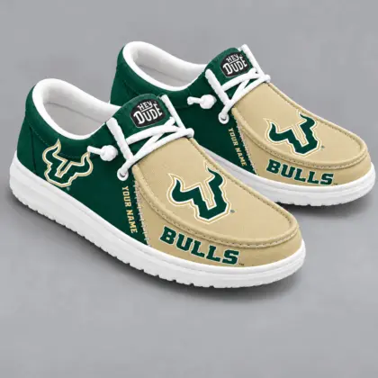 South Florida Bulls | Premium NCAA Game Day Lace Up Loafer Shoes TD