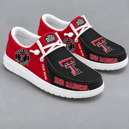 Texas Tech Red Raiders | Premium NCAA Game Day Lace Up Loafer Shoes TD