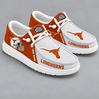 Texas Longhorns | Premium NCAA Game Day Lace Up Loafer Shoes TD