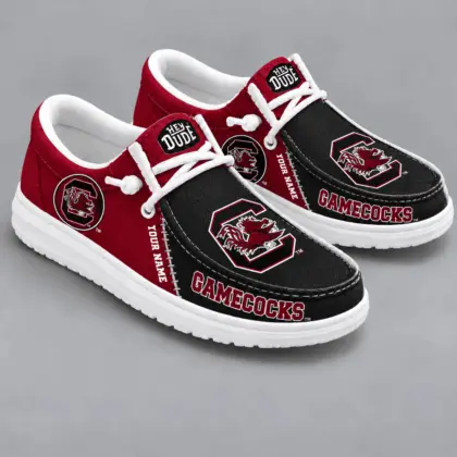 South Carolina Gamecocks | Premium NCAA Game Day Lace Up Loafer Shoes TD
