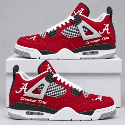Alabama Crimson Tide | Premium NCAA Game Day Mesh AJ4 Shoes TD