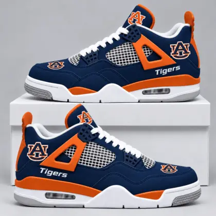 Auburn Tigers | Premium NCAA Game Day Mesh AJ4 Shoes TD