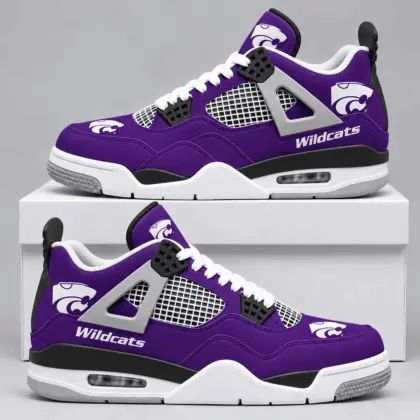 Kansas State Wildcats | Premium NCAA Game Day Mesh AJ4 Shoes TD