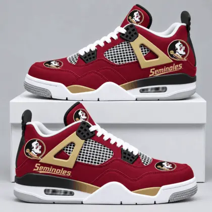 Florida State Seminoles | Premium NCAA Game Day Mesh AJ4 Shoes TD