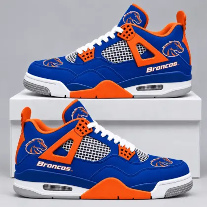 Boise State Broncos | Premium NCAA Game Day Mesh AJ4 Shoes TD