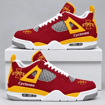 Iowa State Cyclones | Premium NCAA Game Day Mesh AJ4 Shoes TD
