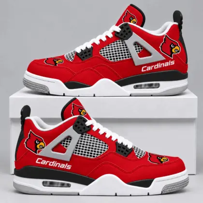 Louisville Cardinals | Premium NCAA Game Day Mesh AJ4 Shoes TD