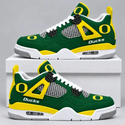 Oregon Ducks | Premium NCAA Game Day Mesh AJ4 Shoes TD
