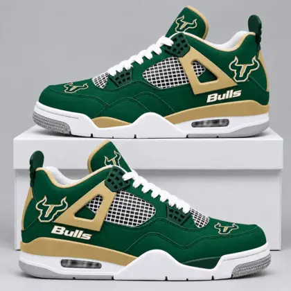 South Florida Bulls | Premium NCAA Game Day Mesh AJ4 Shoes TD