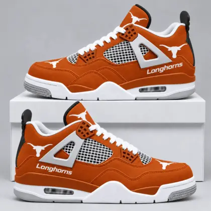 Texas Longhorns | Premium NCAA Game Day Mesh AJ4 Shoes TD