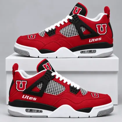 Utah Utes | Premium NCAA Game Day Mesh AJ4 Shoes TD