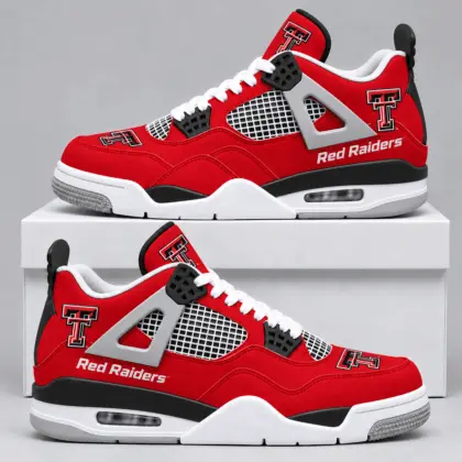 Texas Tech Red Raiders | Premium NCAA Game Day Mesh AJ4 Shoes TD