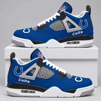 Indianapolis Colts | Premium NFL Retro Game Day AJ4 Shoes TD