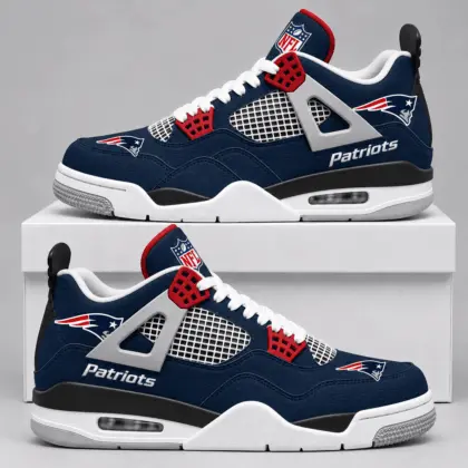 New England Patriots | Premium NFL Retro Game Day AJ4 Shoes TD