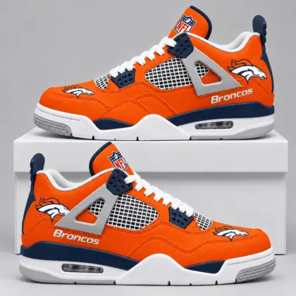 Denver Broncos | Premium NFL Retro Game Day AJ4 Shoes TD