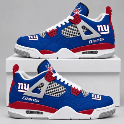 New York Giants | Premium NFL Retro Game Day AJ4 Shoes TD
