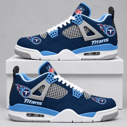 Tennessee Titans | Premium NFL Retro Game Day AJ4 Shoes TD