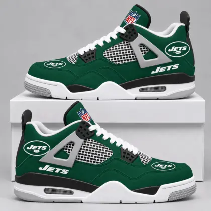 New York Jets | Premium NFL Retro Game Day AJ4 Shoes TD