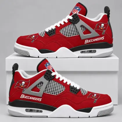 Tampa Bay Buccaneers | Premium NFL Retro Game Day AJ4 Shoes TD