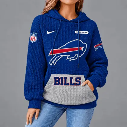 Buffalo Bills | Premium NFL Cozy Two Tone Unisex Waffle Hoodie TD