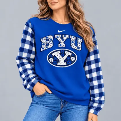 BYU Cougars | Premium NCAA Vintage Daisy Flower Sweatshirt TD