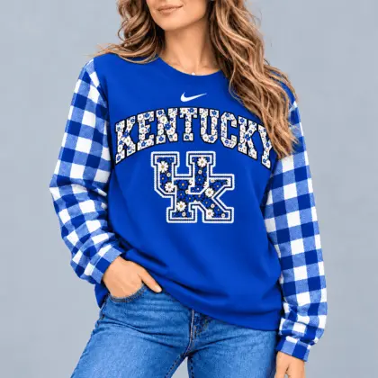 Kentucky Wildcats | Premium NCAA Vintage Daisy Flower Sweatshirt TD