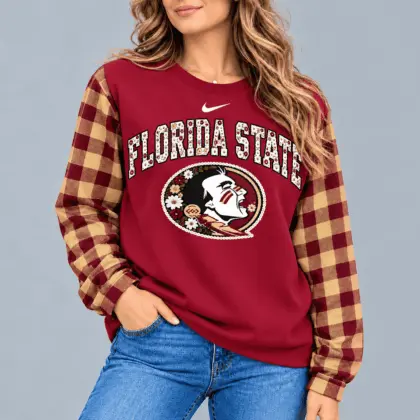Florida State Seminoles | Premium NCAA Vintage Daisy Flower Sweatshirt TD
