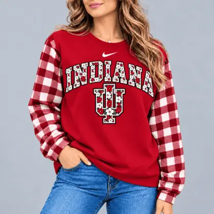 Indiana Hoosiers | Premium NCAA Vintage Daisy Flower Sweatshirt TD