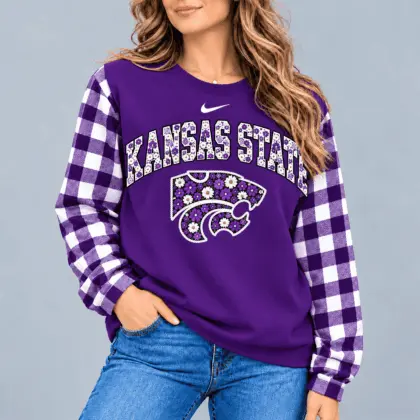 Kansas State Wildcats | Premium NCAA Vintage Daisy Flower Sweatshirt TD