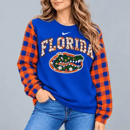 Florida Gators | Premium NCAA Vintage Daisy Flower Sweatshirt TD