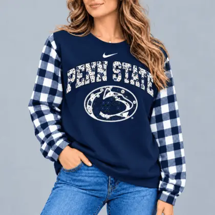 Penn State Nittany Lions | Premium NCAA Vintage Daisy Flower Sweatshirt TD