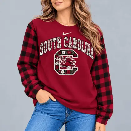 South Carolina Gamecocks | Premium NCAA Vintage Daisy Flower Sweatshirt TD