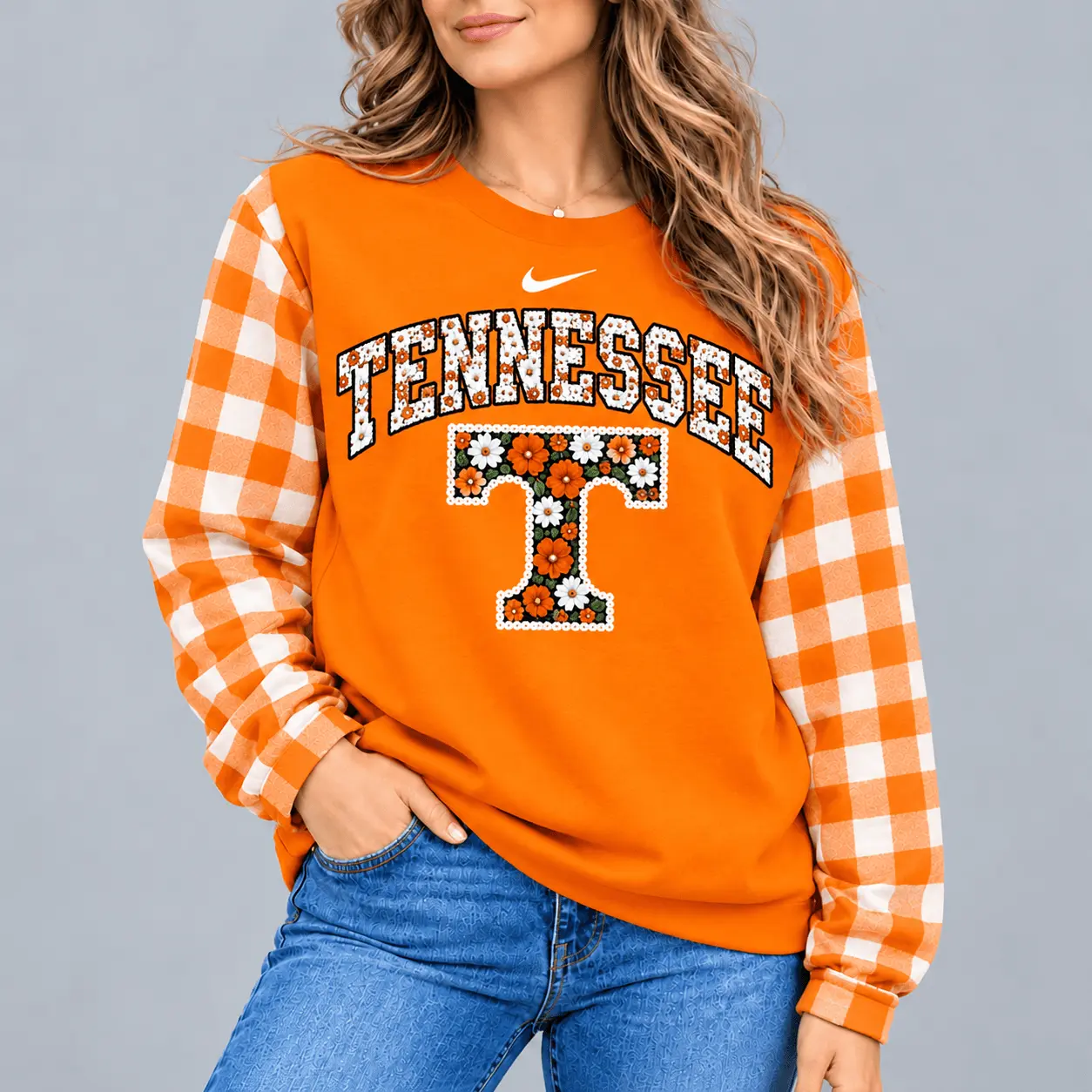 Tennessee Volunteers | Premium NCAA Vintage Daisy Flower Sweatshirt TD