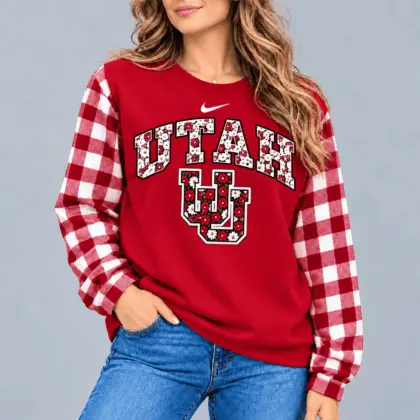Utah Utes | Premium NCAA Vintage Daisy Flower Sweatshirt TD