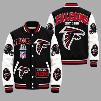 Atlanta Falcons | Premium NFL Baseball Jacket TD